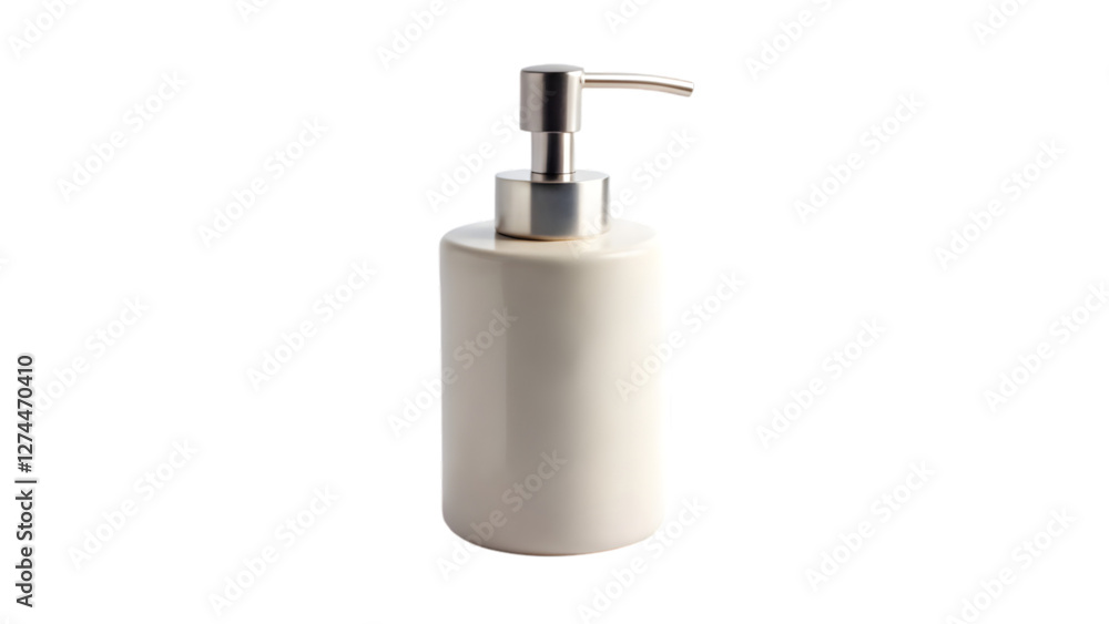 Obraz premium White plastic bottle