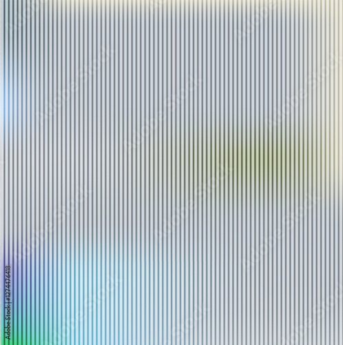 ribbed effect glass texture blue, abstract striped background