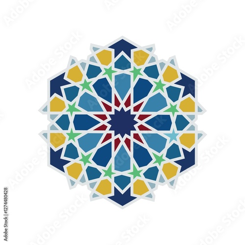 abstract flower shape