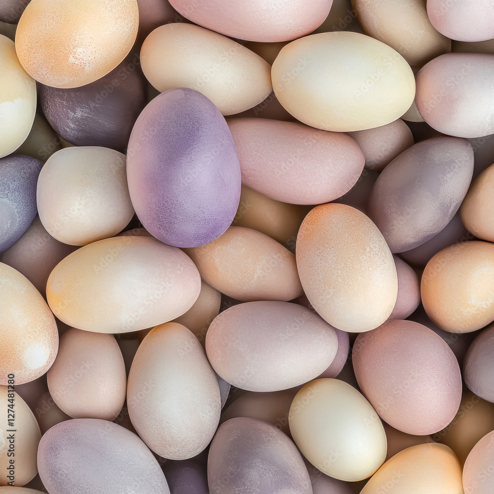 Colorful Easter eggs in close-up on a plain background Colorful Easter eggs in close-up on a plain background