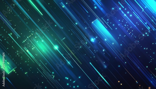 Diagonal streaks of light creating a dynamic abstract background