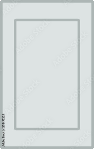 Ordinary Door with basic trim molding