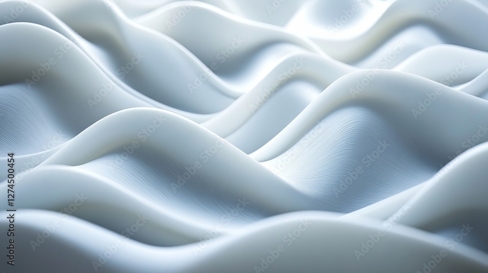 Obraz premium abstract waves, featuring a flowing, rippling effect. The image creates a sense of movement and fluidity