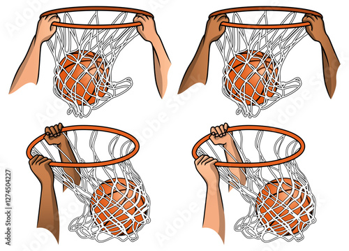 slam dunk vector