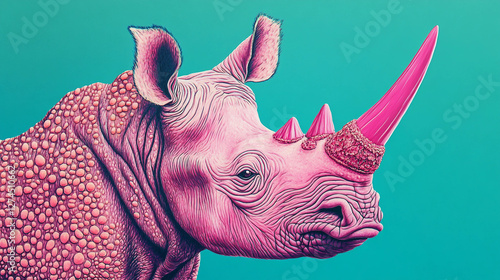 rhino vector illustration