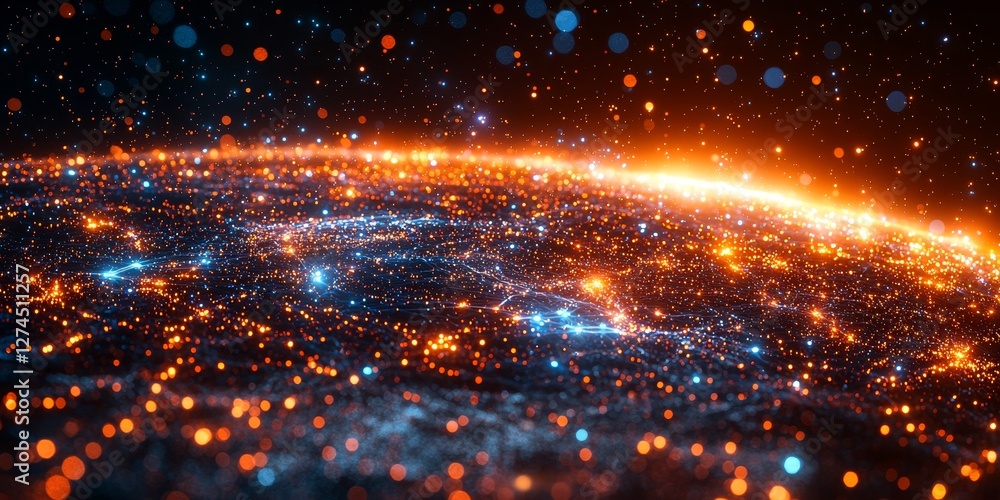 Obraz premium Cybersecurity AI Identifying Unauthorized Access 