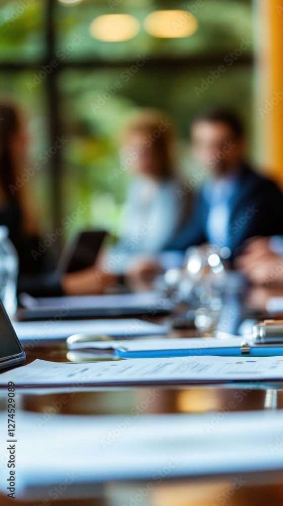 Fototapeta premium Business meeting with professionals discussing ideas