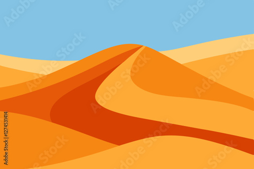 sand dunes in the desert
