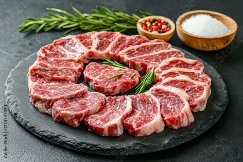 Delight in the distinctively appetizing dry-aged Wagyu barbecue Rib Eye Steak, or try the high-quality Entrecote Steak from a rump steak photo