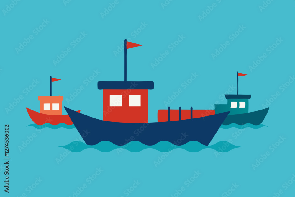 cargo ship in sea cargo ship in sea
