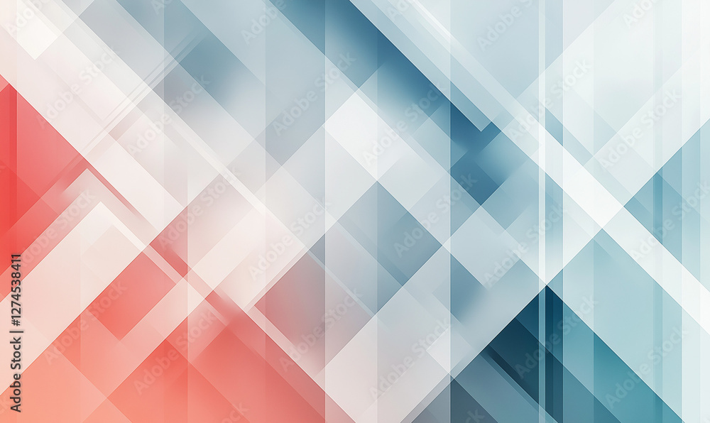 Modern dynamic crisp cerulean, coral, and white design, blending refreshing colors for a vibrant look Modern dynamic crisp cerulean, coral, and white design, blending refreshing colors for a vibrant look