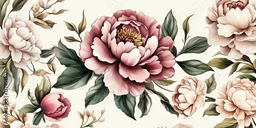 Vintage-inspired floristic design with a light backdrop.