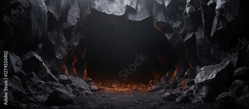 Exploration of an eerie subterranean environment.