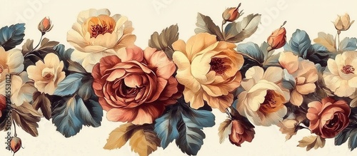 Charming floral patterns that evoke nostalgia and beauty.