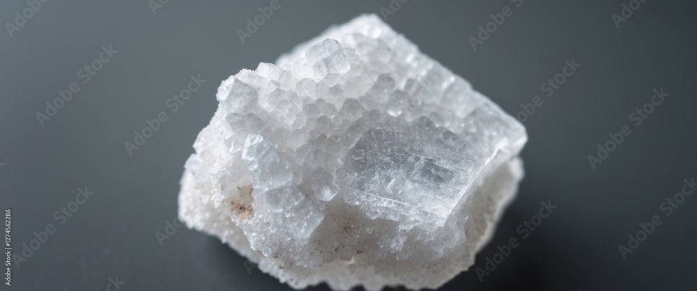 Sea salt crystal white rock salt seen from above Sea salt crystal white rock salt seen from above