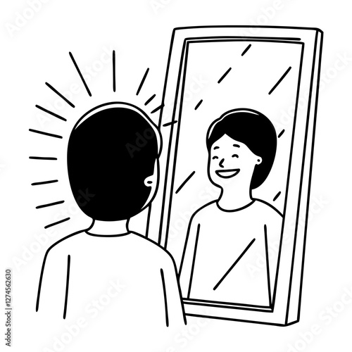 Self Love Illustration Vector