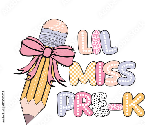 lil miss firest grade, second grade, third grade, fourth grade, pre-k, fifth grade, Lil miss third grade EPS Vector, Little Miss third grade EPS Vector, Coquette pincel EPS Vector, Dalmatian dots EPS 