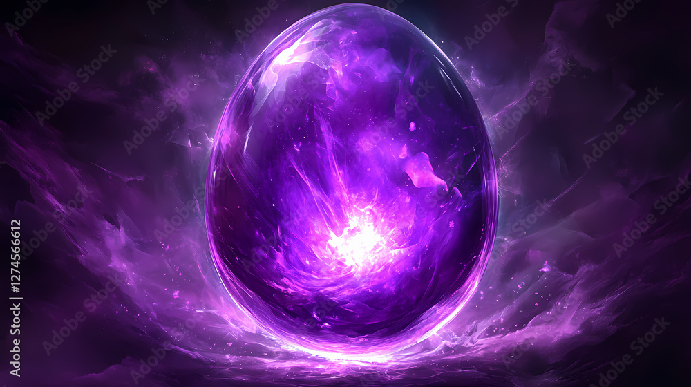 purple mystical radiating egg purple mystical radiating egg