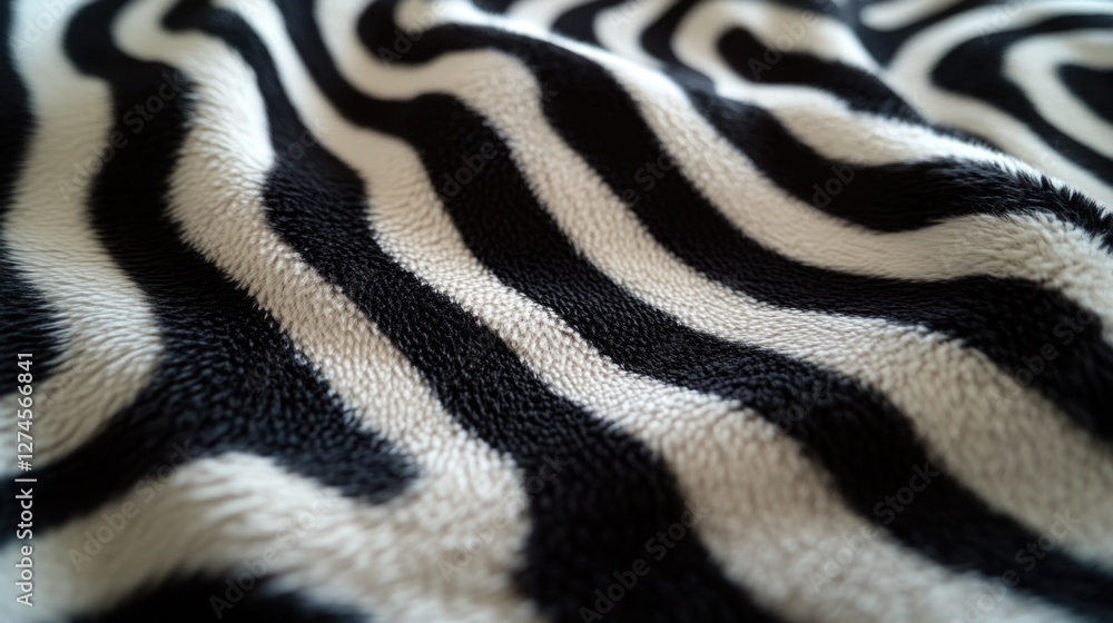 A cozy zebra patterned blanket with a soft feel. A cozy zebra patterned blanket with a soft feel.