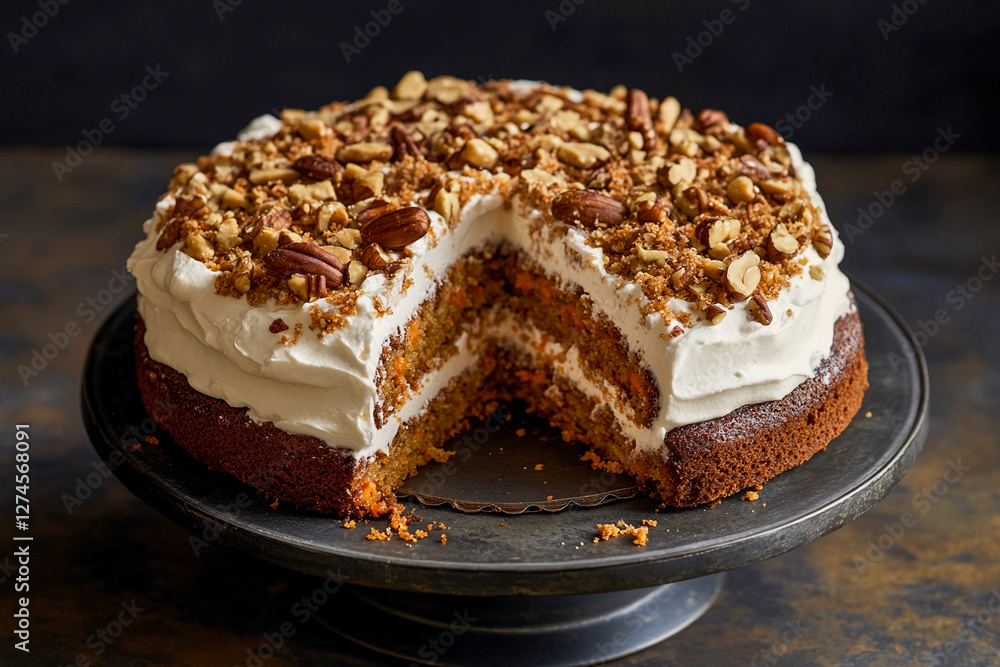 Savoring a rich dessert. Generative AI Savoring a rich dessert. Generative AI