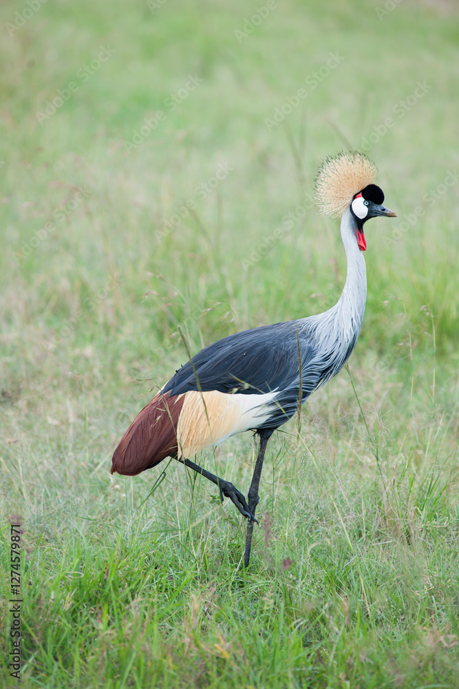 Fototapeta premium crowned crane bird