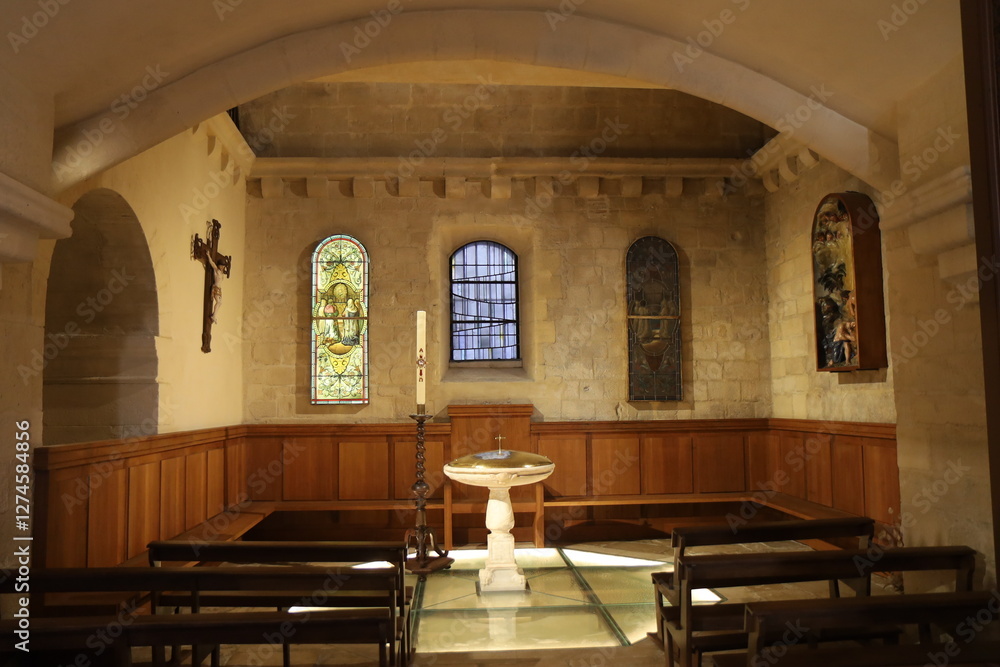 Eglise Saint-Jean-Baptiste, ville de Bagnols-sur-Cèze, département du Gard, France