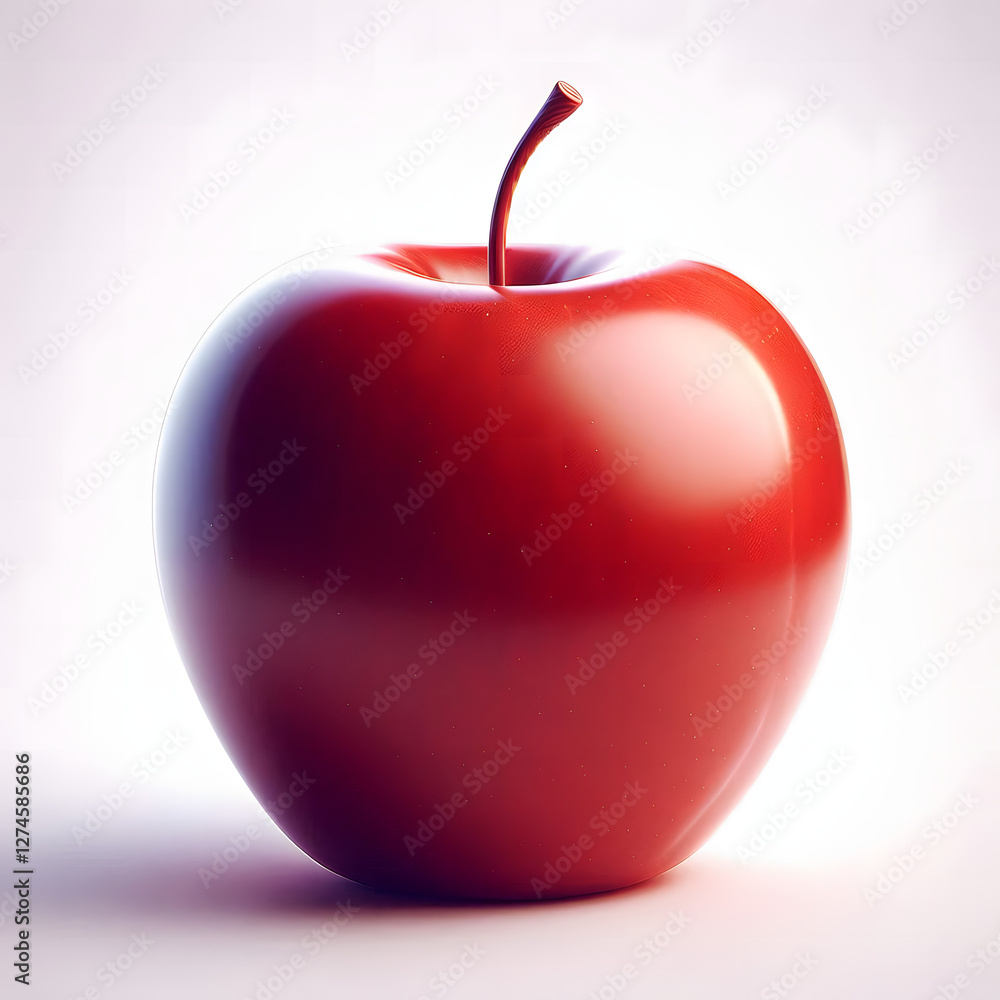Obraz premium red apple isolated on white
