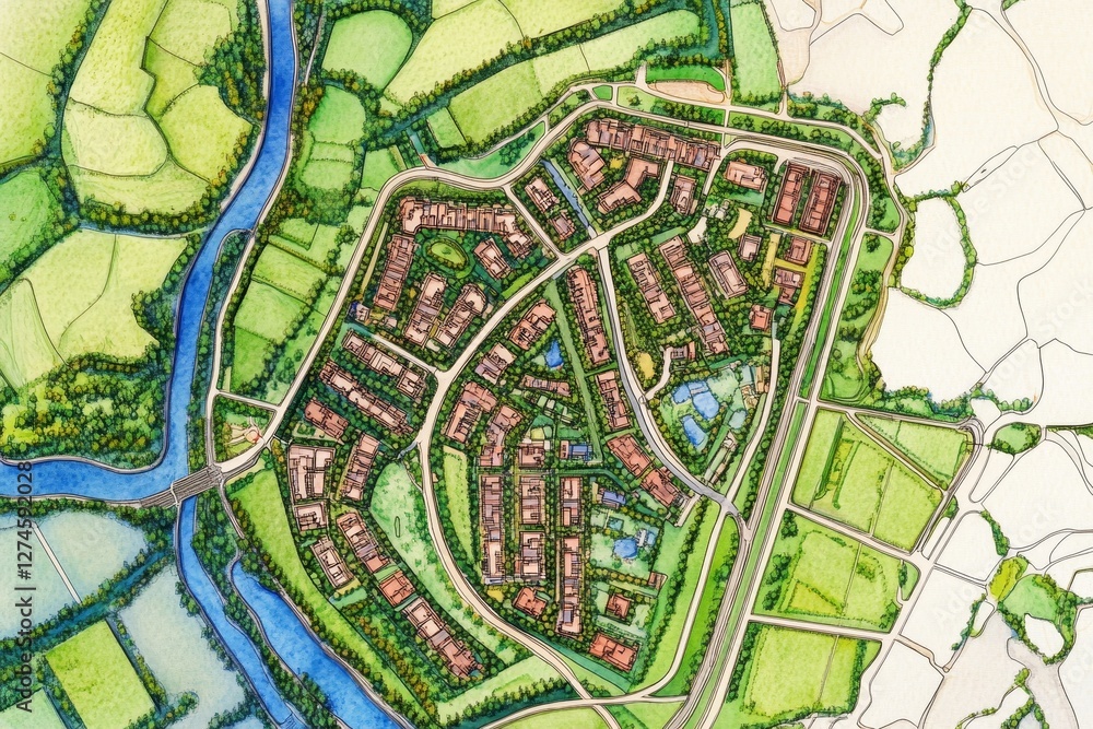 Cadastre Land Development Map, Cadastre Land Development Map,
