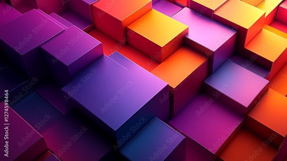Sleek abstract 3D square composition layout high resolution hd background Sleek abstract 3D square composition layout high resolution hd background