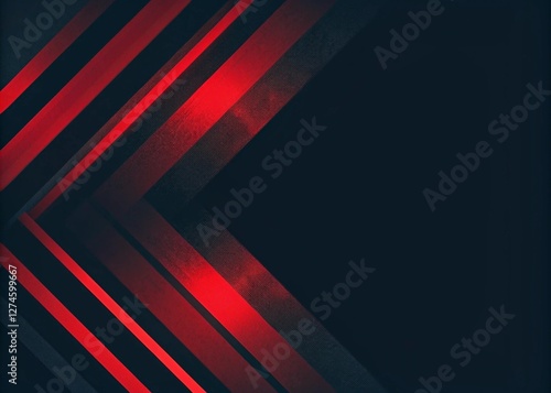 Obraz na płótnie Modern Red line abstract PowerPoint background business corporate and professional concept w salonie