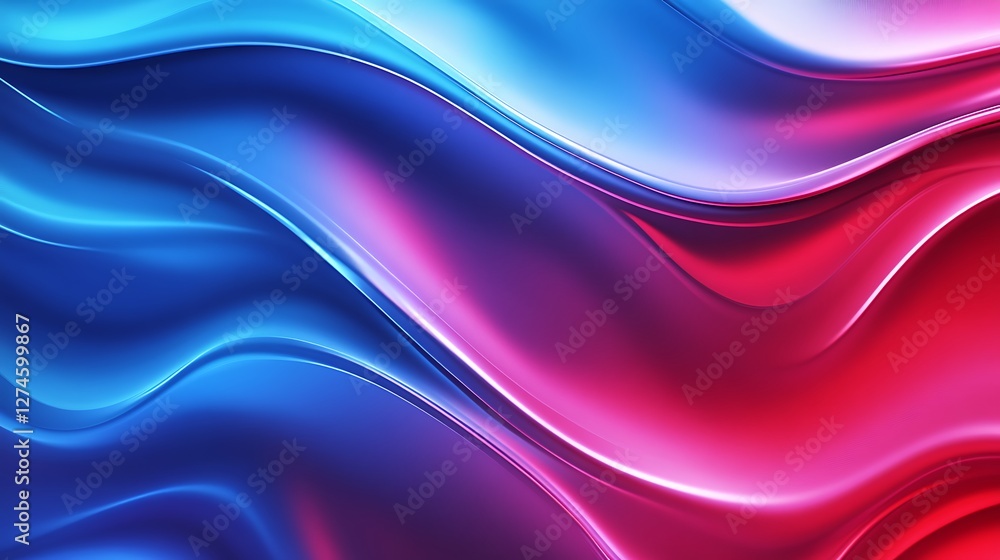 Fototapeta premium Vibrant abstract glowing speed lines digital design images