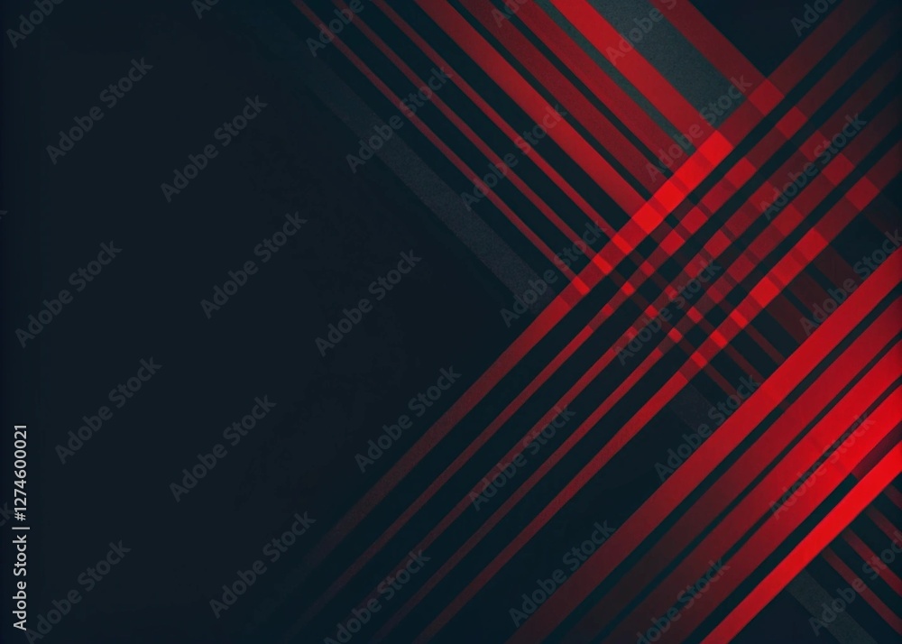 Modern Red line abstract PowerPoint background business corporate and professional concept