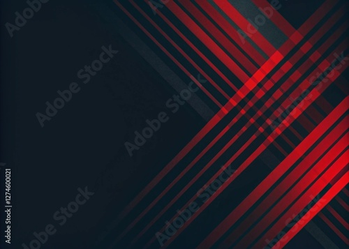Obraz na płótnie Modern Red line abstract PowerPoint background business corporate and professional concept w salonie