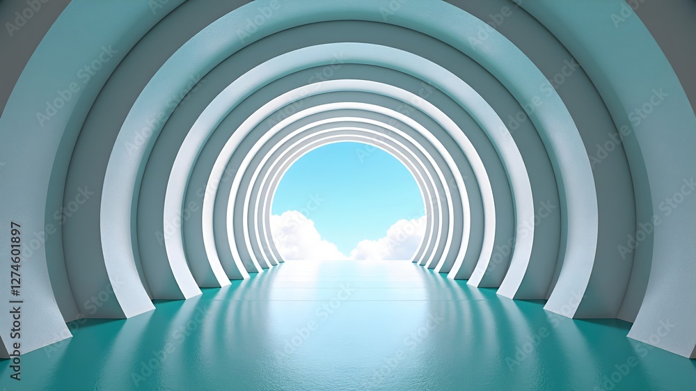 Space-time tunnel to the future Space-time tunnel to the future
