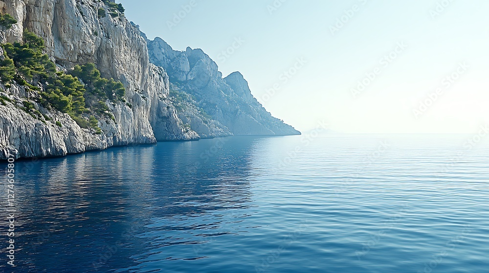 Calanques National Park Coastal Cliffs And Sea Calanques National Park Coastal Cliffs And Sea