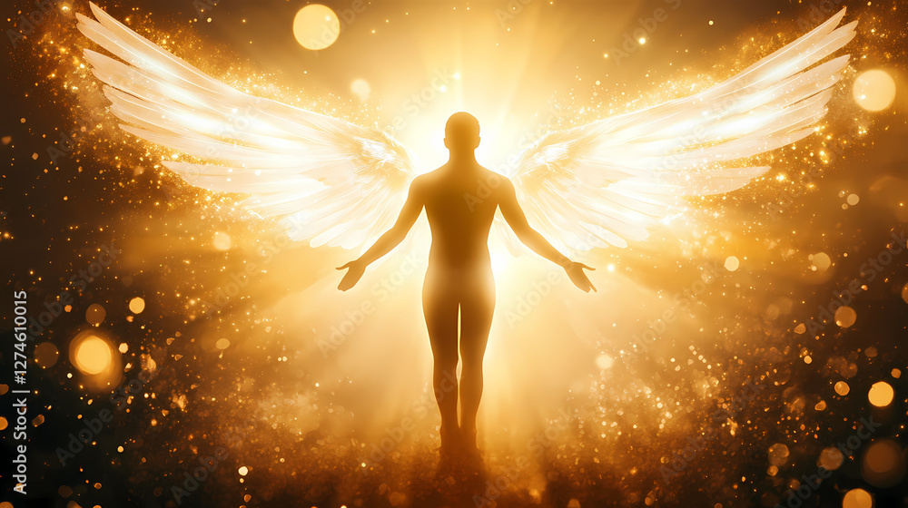 Obraz premium celestial angel wings