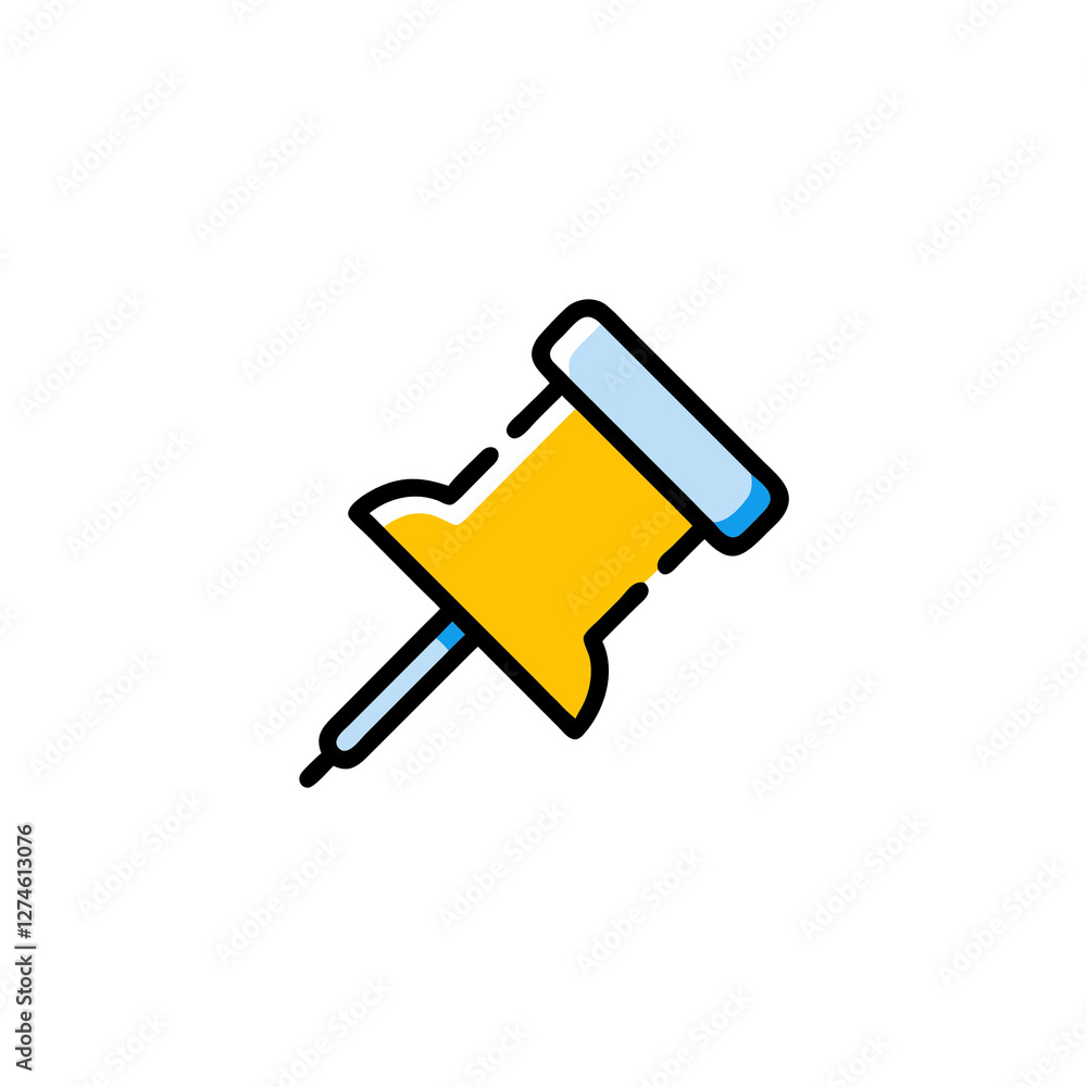 pushpin broken line on transparent background
pushpin broken line on transparent background