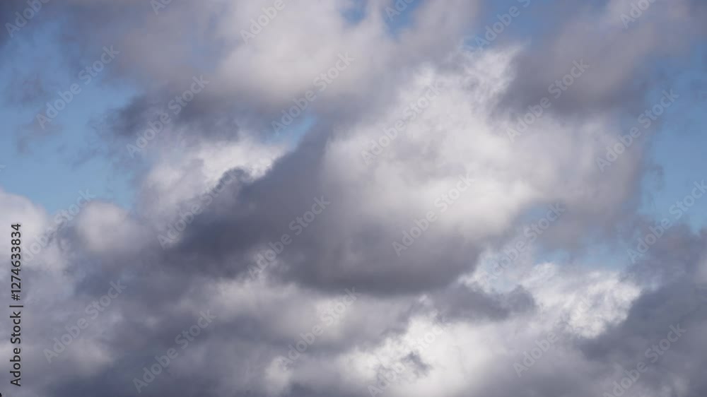 Timelapse of Soft Fluffy Clouds Against a Bright Blue Sky Timelapse of Soft Fluffy Clouds Against a Bright Blue Sky