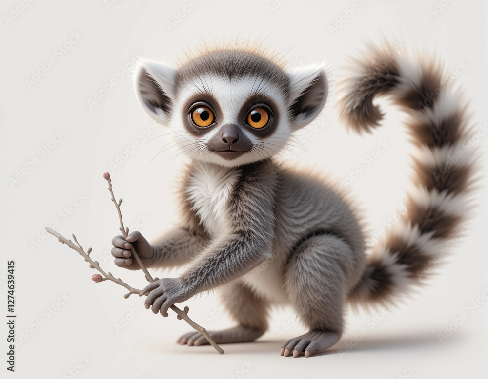 Fototapeta premium Playful Primate: Lemur