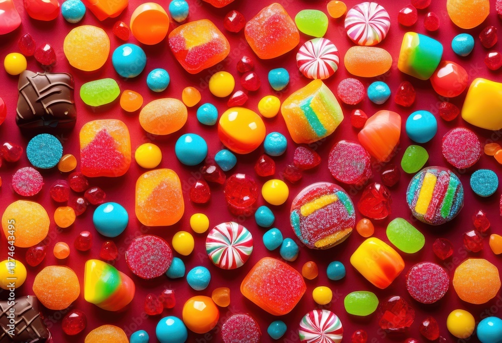 colorful collection sweets sprinkles vibrant surface displaying diverse textures shapes, baked, basket, belgian, bowl, candy, chewy, chocolate, cookie colorful collection sweets sprinkles vibrant surface displaying diverse textures shapes, baked, basket, belgian, bowl, candy, chewy, chocolate, cookie
