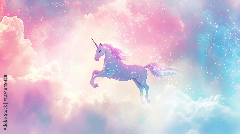 The Enchanting Majesty - A Delightful Portrait of a Unicorn, the Symbol of Magic and Wonder The Enchanting Majesty - A Delightful Portrait of a Unicorn, the Symbol of Magic and Wonder