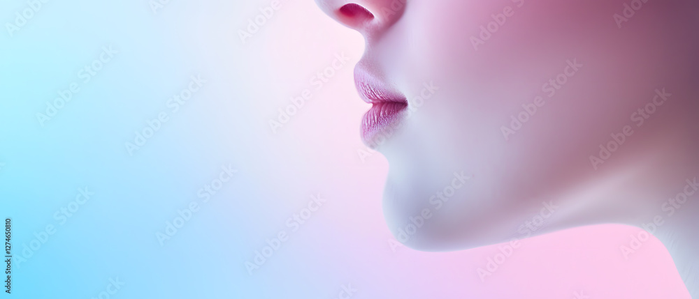 Ethereal beauty portrait studio photography soft lighting close-up aesthetic appeal Ethereal beauty portrait studio photography soft lighting close-up aesthetic appeal