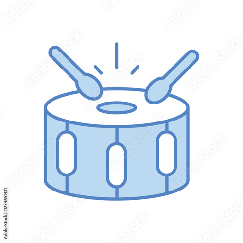 Party Drum vector icon