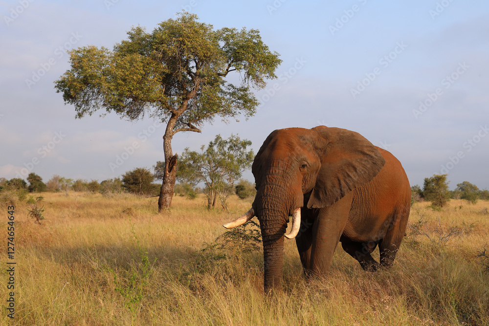 Fototapeta premium Afrikanischer Elefant / African elephant / Loxodonta africana..