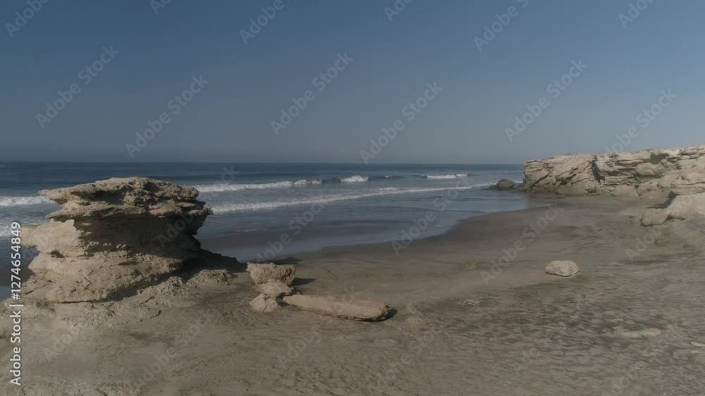 Aerial Views of the Pacific Beaches in Baja California Sur, Mexico Aerial Views of the Pacific Beaches in Baja California Sur, Mexico