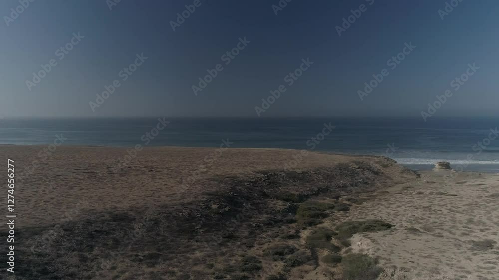 Aerial Views of the Pacific Beaches in Baja California Sur, Mexico Aerial Views of the Pacific Beaches in Baja California Sur, Mexico