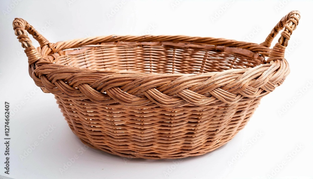 empty wicker basket empty wicker basket