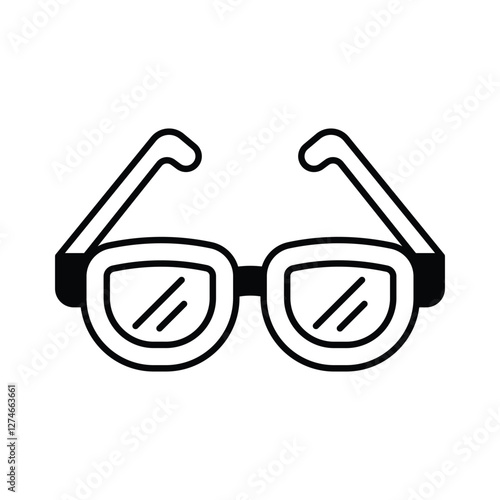 Sunglasses Cool vector icon