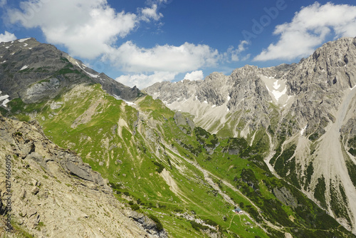 Muttekopfhütte cabin in the Austrian Alps, near Imst	 photo