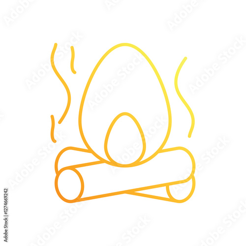 Bonfire Flame vector icon